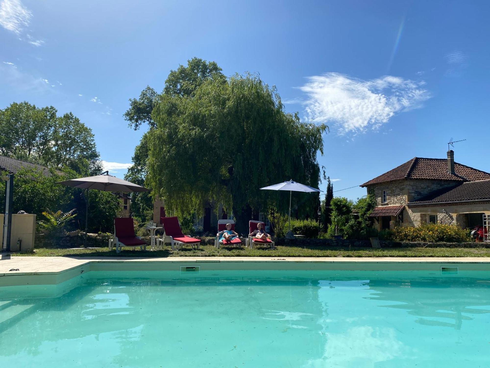 Sfeervol Vakantiehuis Op Landgoed Aan De Dordogne Villa Prudhomat Екстериор снимка