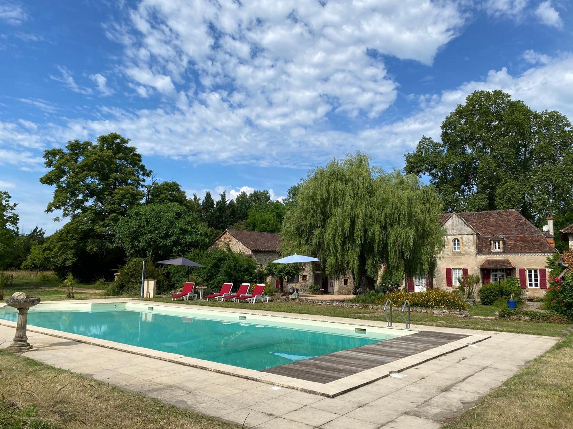 Sfeervol Vakantiehuis Op Landgoed Aan De Dordogne Villa Prudhomat Екстериор снимка
